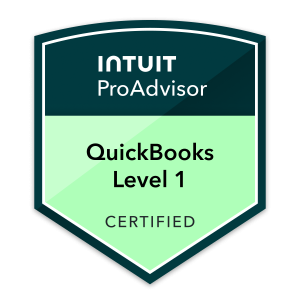 The Small Business Doctor is QuickBooks Level 1 ProAdvisor Certified